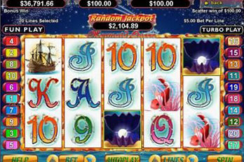 Mermaid Queen Slot Game Screenshot Image