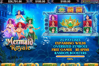 Mermaid Royale Slot Game Screenshot Image