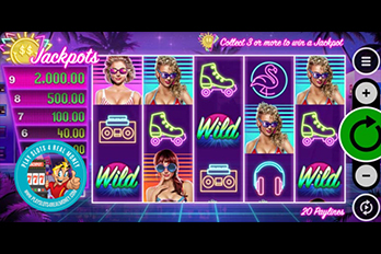 Miami Jackpots Slot Game Screenshot Image