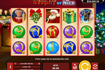 Naughty or Nice Slot Game Screenshot Image