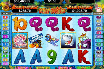 Ocean Oddities Slot Game Screenshot Image