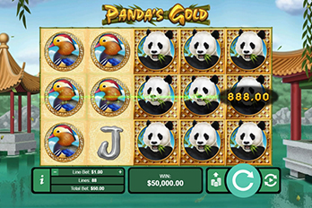 Panda's Gold Slot Game Screenshot Image