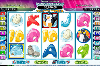 Penguin Palooza Slot Game Screenshot Image