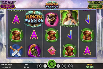 Princess Warrior Slot Game Screenshot Image