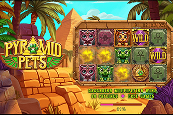 Pyramid Pets Slot Game Screenshot Image