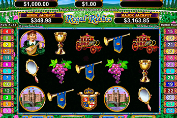 Regal Riches Slot Game Screenshot Image