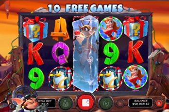 Rudolph Awakens Slot Game Screenshot Image