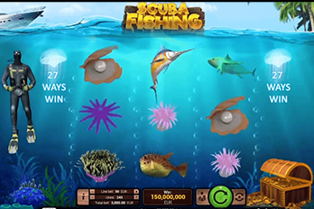 Scuba Fishing Slot Game Screenshot Image