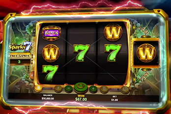 Sparky 7 Slot Game Screenshot Image