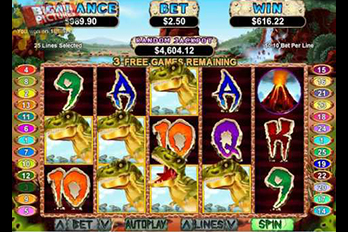 T-Rex Slot Game Screenshot Image