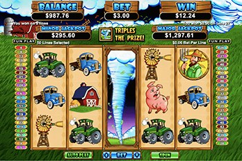 Triple Twister Slot Game Screenshot Image