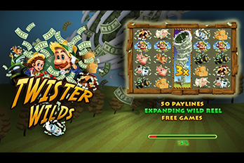 Twister Wilds Slot Game Screenshot Image