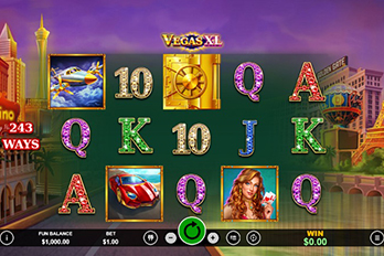 Vegas XL Slot Game Screenshot Image