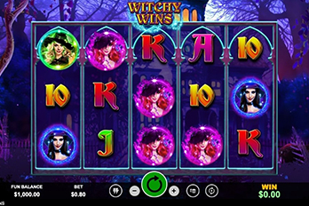 Witchy Wins Slot Game Screenshot Image