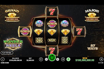 Wonder Reels Slot Game Screenshot Image