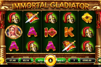 Immortal Gladiator Slot Game Screenshot Image