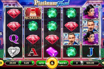Platinum Heart Slot Game Screenshot Image