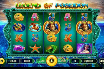 Legend Of Poseidon Slot Game Screenshot Image