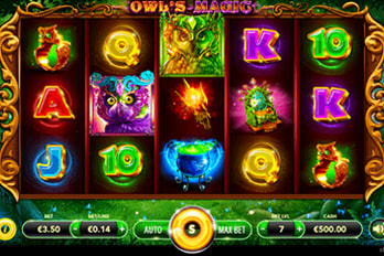 Owl's Magic Slot Game Screenshot Image