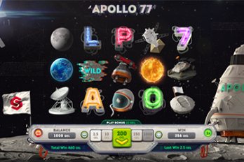 Apollo 77 Slot Game Screenshot Image