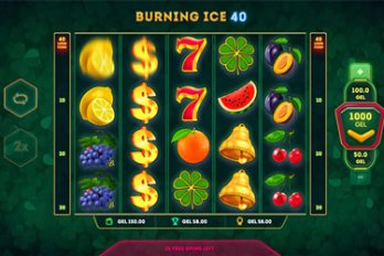 Burning Ice 40 Slot Game Screenshot Image