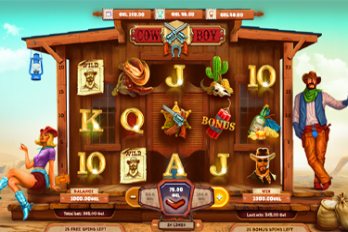 Cowboy Slot Game Screenshot Image