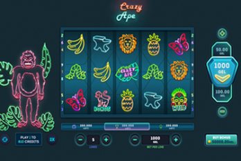 Crazy Ape Slot Game Screenshot Image
