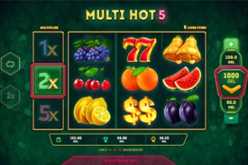 Multi Hot 5 Slot Game Screenshot Image
