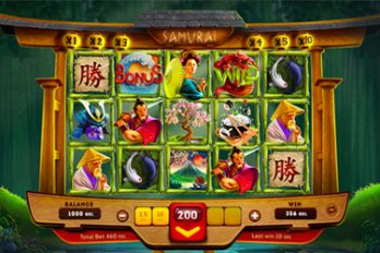 Samurai Slot Game Screenshot Image
