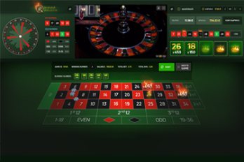 Virtual Burning Roulette Table Game Screenshot Image