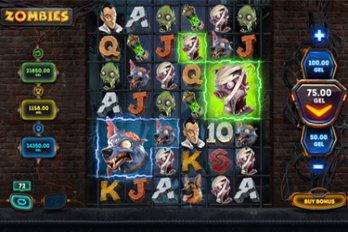 Zombies Slot Game Screenshot Image