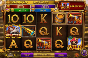 Captain Golds Fortune Slot Game Screenshot Image