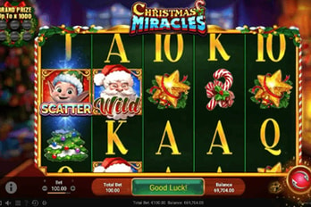 Christmas Miracles Slot Game Screenshot Image