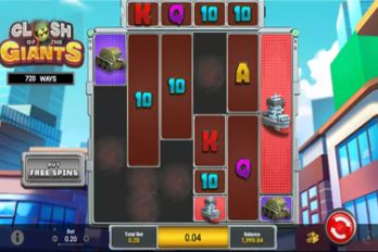 Clash of the Giants Slot Game Screenshot Image