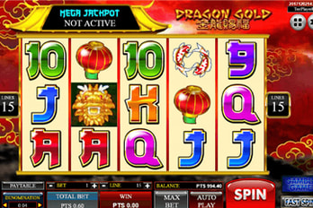 Dragon Gold Slot Game Screenshot Image