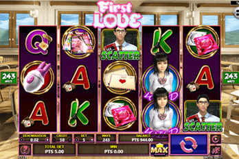First Love Slot Game Screenshot Image