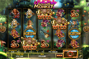 Golden Monkey Slot Game Screenshot Image