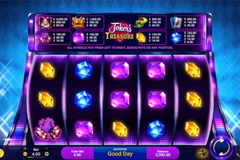 Joker's Treasure Slot Game Screenshot Image