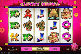 Lucky Meow Slot Game Screenshot Image