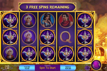 Magical Lamp Slot Game Screenshot Image