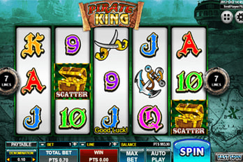 Pirate King Slot Game Screenshot Image