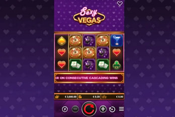 Sexy Vegas Slot Game Screenshot Image