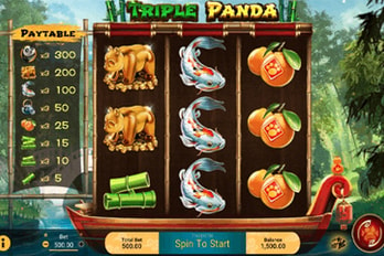 Triple Panda Slot Game Screenshot Image