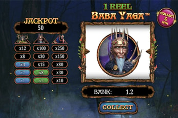 1 Reel Baba Yaga Slot Game Screenshot Image
