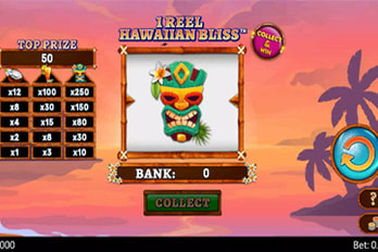 1 Reel Hawaiian Bliss Slot Game Screenshot Image