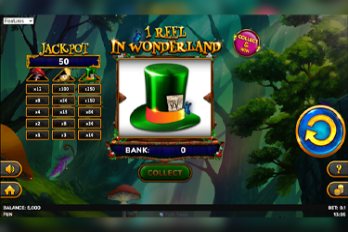 1 Reel: In Wonderland Slot Game Screenshot Image