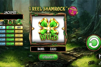 1 Reel Shamrock Slot Game Screenshot Image