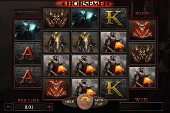 4 Horsemen Slot Game Screenshot Image