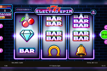 777 Electro Spin Slot Game Screenshot Image