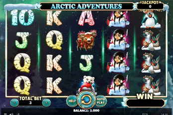 Arctic Adventures Slot Game Screenshot Image